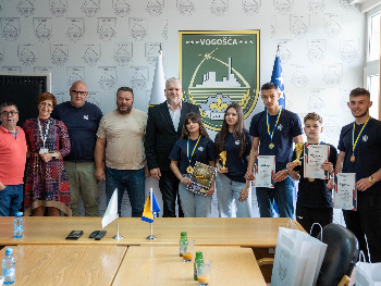 Omladinski prvaci BiH u boksu primljeni kod načelnika Vogošće