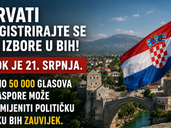 Poziv hrvatskoj dijaspori: “50.000 glasova može promijeniti političku sliku BiH”