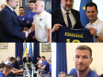 Konaković ugostio reprezentativce BiH: “Sport je najbolji ambasador naše države”