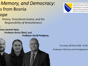 U Ambasadi BiH u Stokholmu održan seminar o sjećanju, istini i demokratiji
