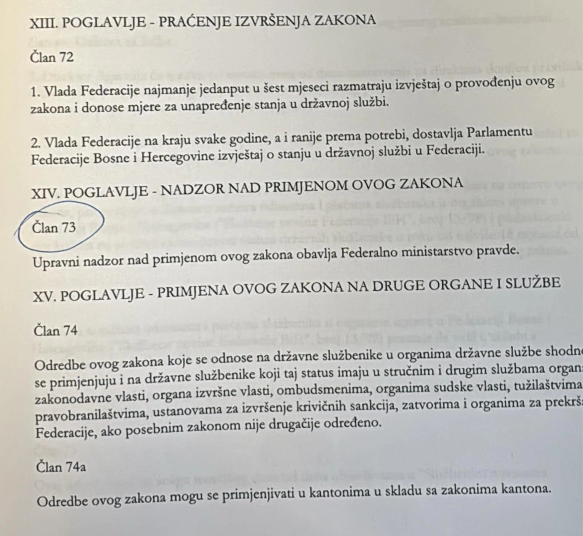 Inspekcija češlja radnike Federalne uprave civilne zaštite, a šta je s privremeno postavljenim direktorom? - slika 3