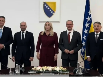 Ministri iz Francuske i Njemačke stigli u BiH, dočekali ih članovi Predsjedništva