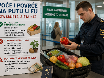 Izbjegnite ogromne kazne: Voće i povrće u prtljagu podliježe strogim EU fitosanitarnim propisima