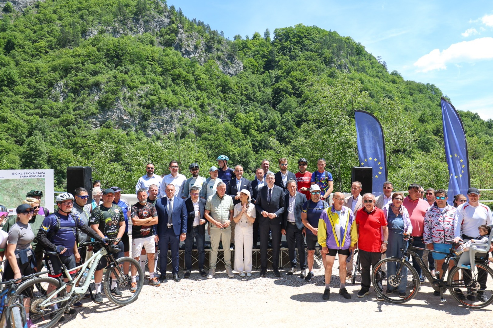 Otvorena biciklistička staza „Giro di Ćiro Sarajevo–Pale“, projekat finansiran sredstvima Evropske unije - slika 3