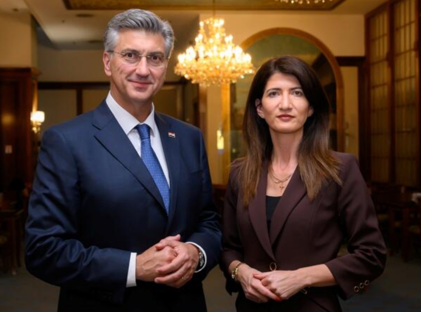 Plenković dao podršku Darijani Filipović za člana Predsjedništva BiH - slika 1