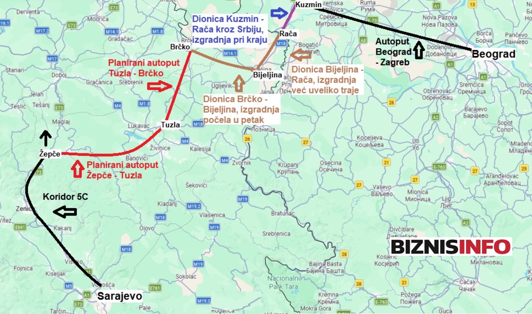 Počela gradnja dionice Brčko – Bijeljina: Korak bliže budućem autoputu Sarajevo – Beograd - slika 1