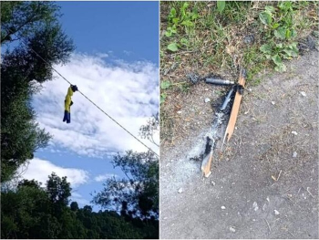 Livno: Zapaljene zastave BiH i R BiH