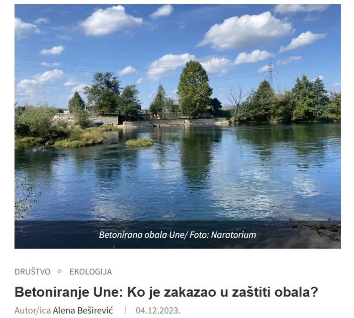 Unu guše bespravna gradnja i kanalizacija: Eko Akcija proziva federalne ministre zbog šutnje - slika 3