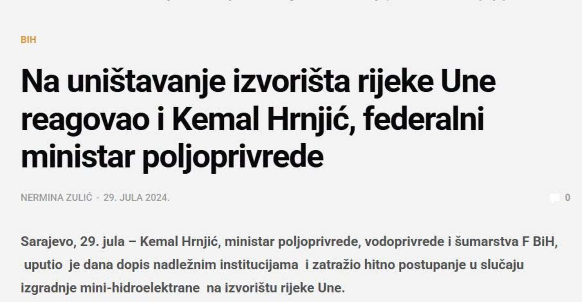 Unu guše bespravna gradnja i kanalizacija: Eko Akcija proziva federalne ministre zbog šutnje - slika 2