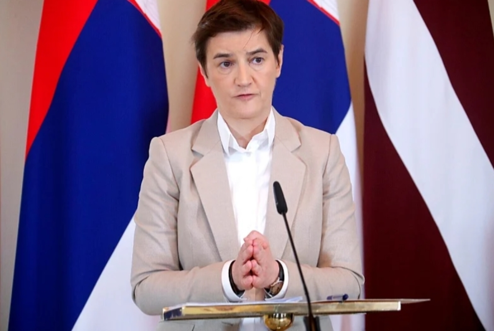 Ana Brnabić tvrdi da su studenti u Srbiji imali za cilj ubiti Aleksandra Vučića i njegovu porodicu - slika 1