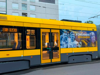 Tramvaji u znaku reprezentacije Bosne i Hercegovine