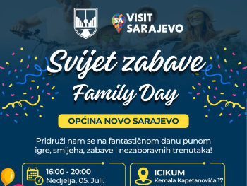 Novo Sarajevo organizuje „Family Day“ na Grbavici: Dan ispunjen igrom, sportom i zabavom za cijelu porodicu