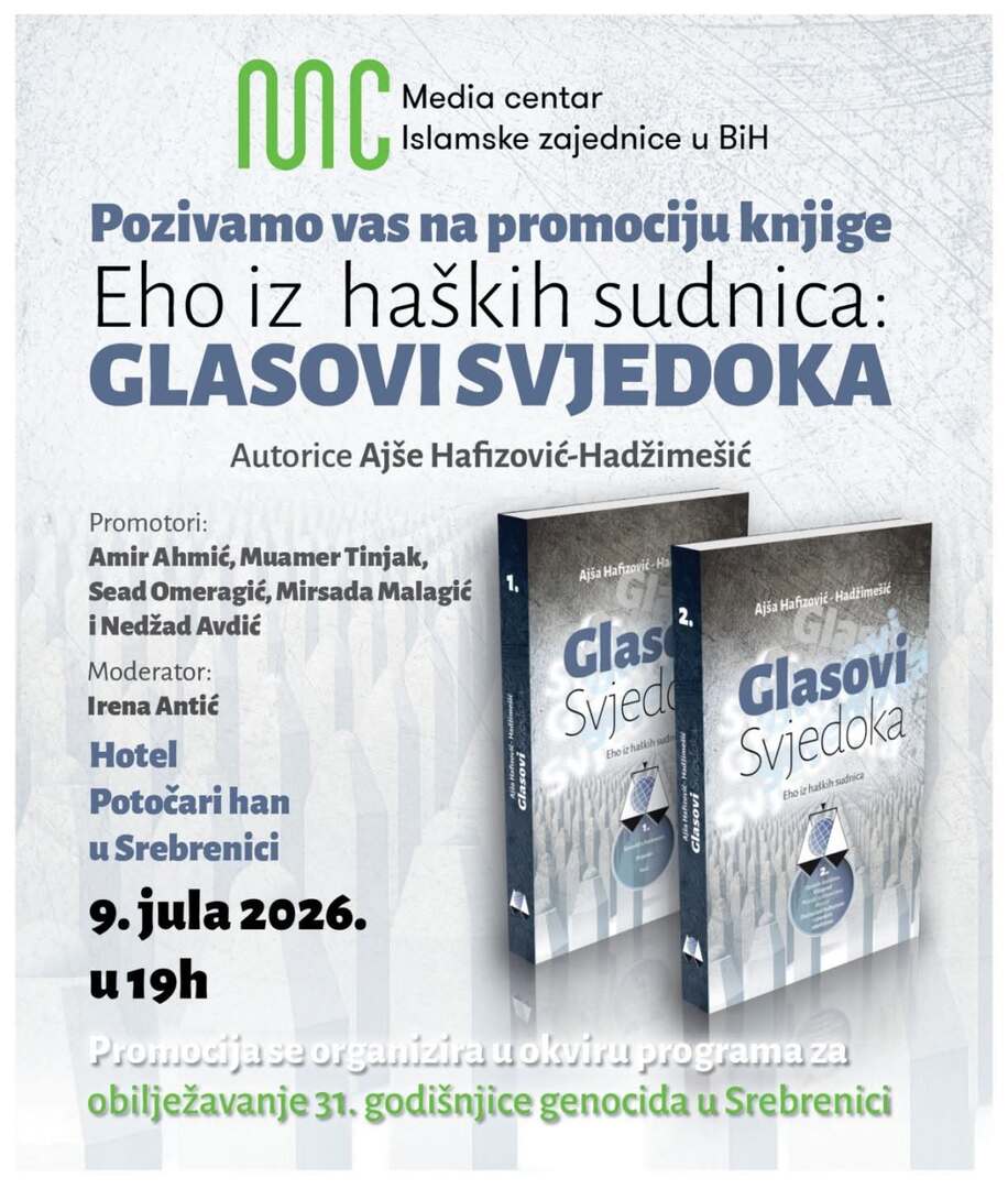 Objavljena knjiga „Eho iz haških sudnica“: Svjedoci čije su riječi postale dio presuda za ratne zločine - slika 1