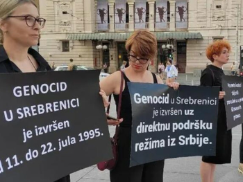 Žene u crnom u Beogradu odale počast žrtvama srebreničkog genocida