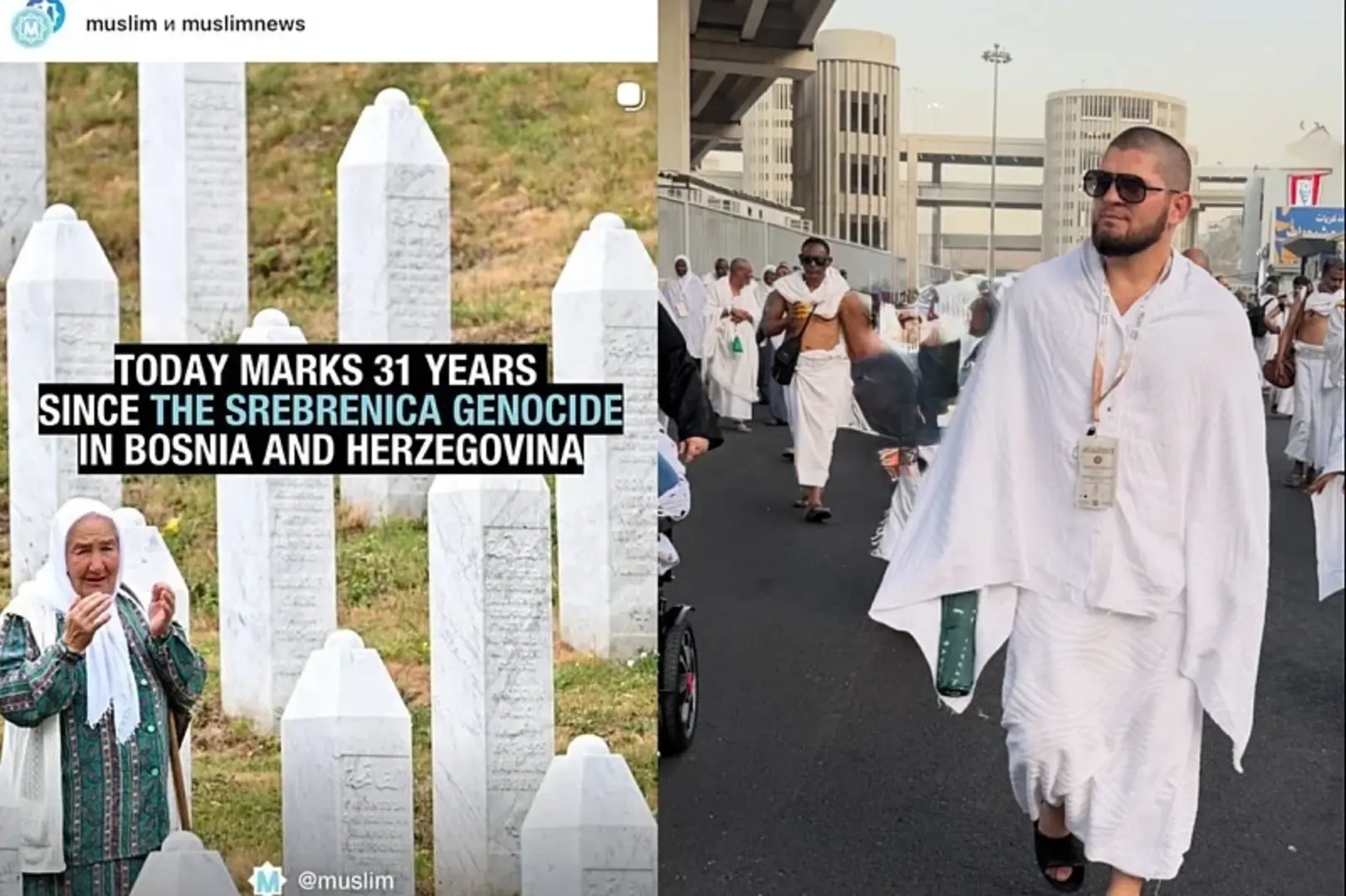 Nurmagomedov odao počast žrtvama genocida u Srebrenici, objavu vidjeli milioni ljudi - slika 1