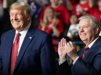 Predsjednik Donald Trump se oprostio od Lindseyja Grahama