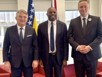 Bećirović i Komšić u Londonu o budućnosti BiH, OHR-u i euroatlantskom putu