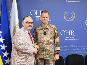 Crishock razgovarao s komandantom de Quincyjem: Stabilnost i euroatlantski put BiH ostaju prioriteti