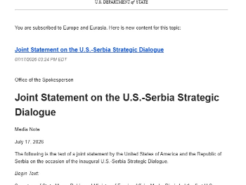 SAD i Srbija pokrenuli Strateški dijalog: Potpisani sporazumi o energetici, 5G mreži i vojnoj saradnji