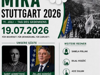 Hiljade građana na Maršu mira za Srebrenicu u Štutgartu