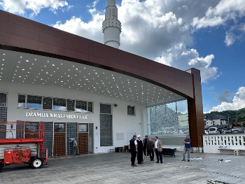 Završavaju se radovi na proširenju harema Džamije Kralj Abdullah u Tuzli