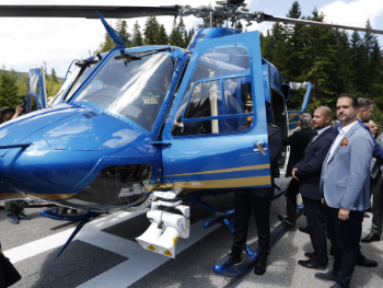 MUP KS predstavio prvi helikopter i Helikoptersku jedinicu za zaštitu i spašavanje