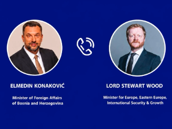 Konaković razgovarao s novim britanskim ministrom: UK nastavlja snažno podržavati suverenitet i teritorijalni integritet BiH