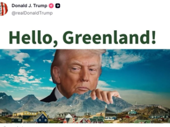 Trumpova opsesija Grenlandom ne jenjava: Opet se malo "zaigrao" 