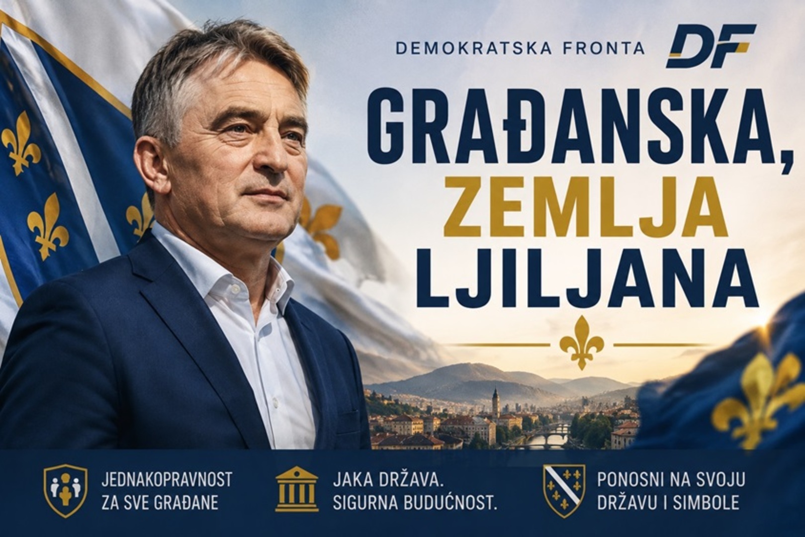 Demokratska fronta izabrala zvanični slogan za predstojeće izbore - slika 1