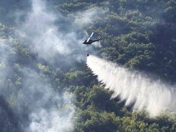 Drama kod Konjica: Vatra ne prestaje, Oružane snage BiH poslale još jedan helikopter