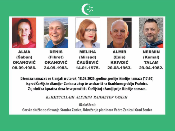 Nakon gotovo mjesec dana, Zenica se oprašta od žrtava tragedije na Elbrusu