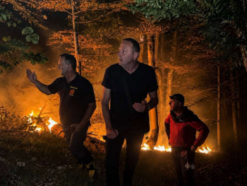 Dizdarić nakon ponoći na Plješevici: Požar nije alarmantan, ali treba djelovati što prije