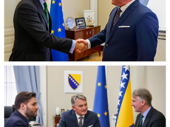 Komšić se oprostio od britanskog ambasadora Reillyja: „Važan je nastavak angažmana Ujedinjenog Kraljevstva u BiH“