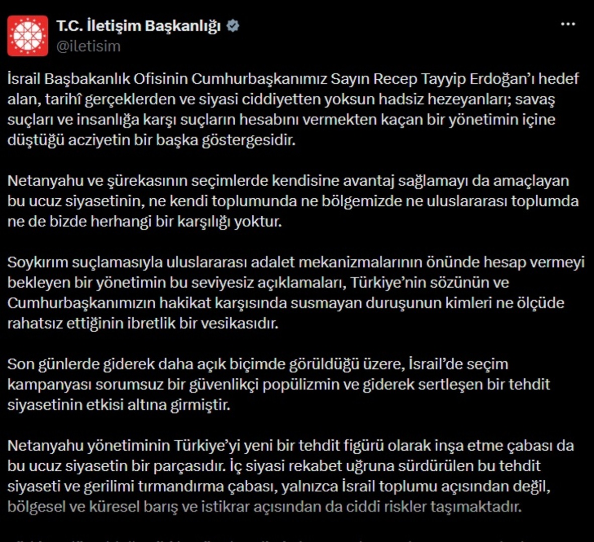 Turska oštro odgovorila Izraelu: Ovo su opasne prijetnje! Mi smo spremni! - slika 1