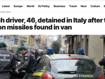 Francuz uhapšen u Italiji: U kombiju pronađene tri rakete Akeron
