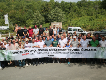 Više od 100 mještana Kruščice na novom protestu: „Nema povlačenja“