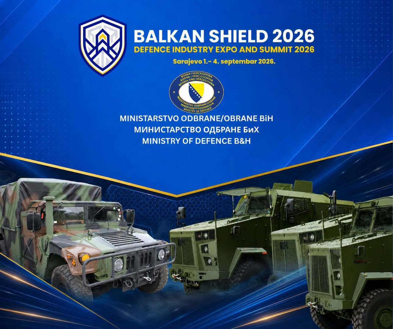 „Balkan Shield 2026“ u Sarajevu: OSBiH predstavit će oklopna vozila, robote i bespilotne letjelice - slika 1