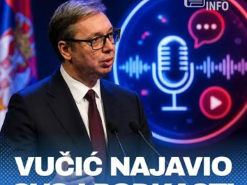 Vučić pokreće svoj Podcast