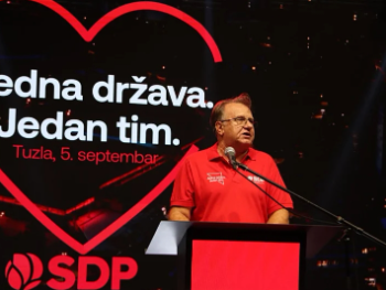 SDP započeo kampanju u Tuzli: Pod sloganom "Jedna država, jedan tim"