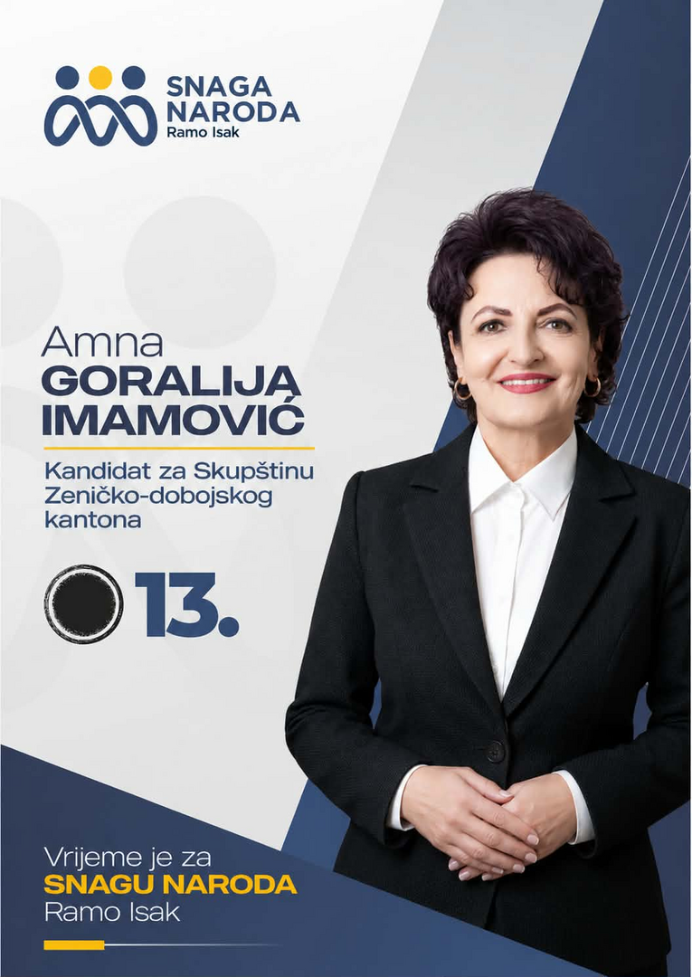 Amna Goralija-Imamović: Izađite na izbore i podržite stručnost!
