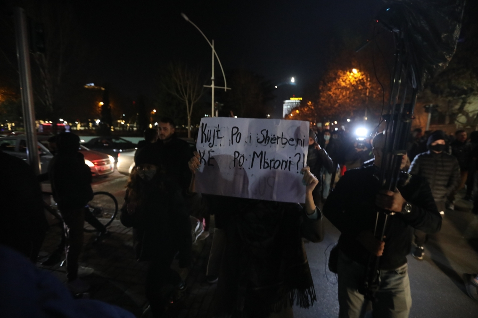 Peta noć protesta u Tirani. "Pravda za Klodijana" - slika 12