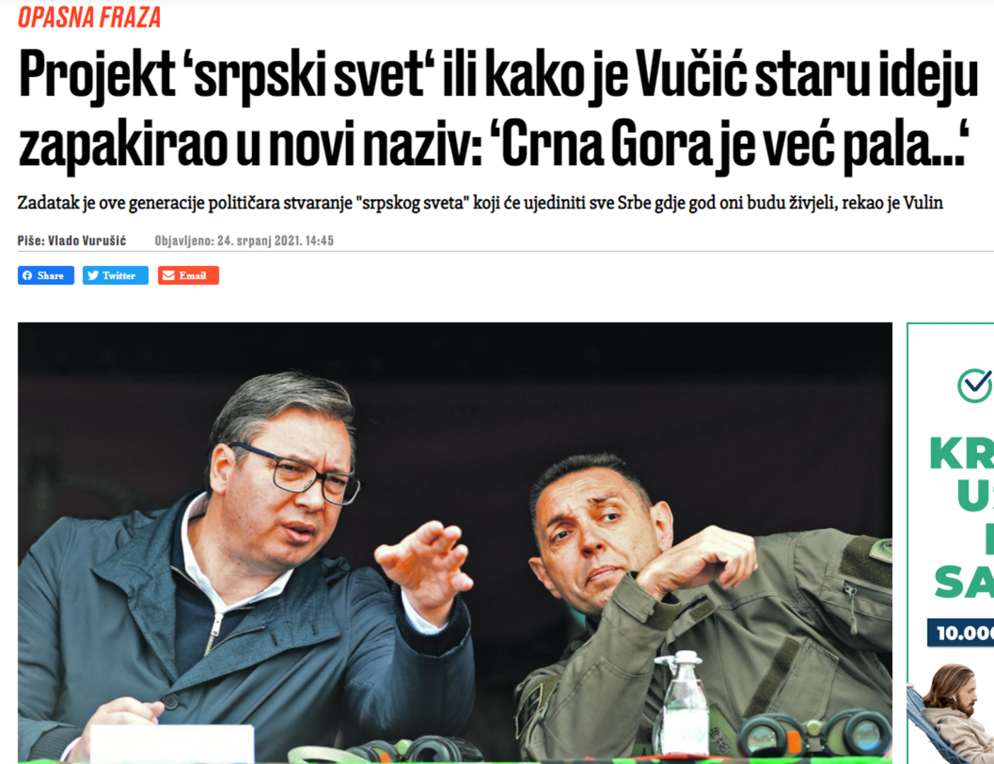 Srpski svet je srce i mozak Aleksandra Vučića - slika 1