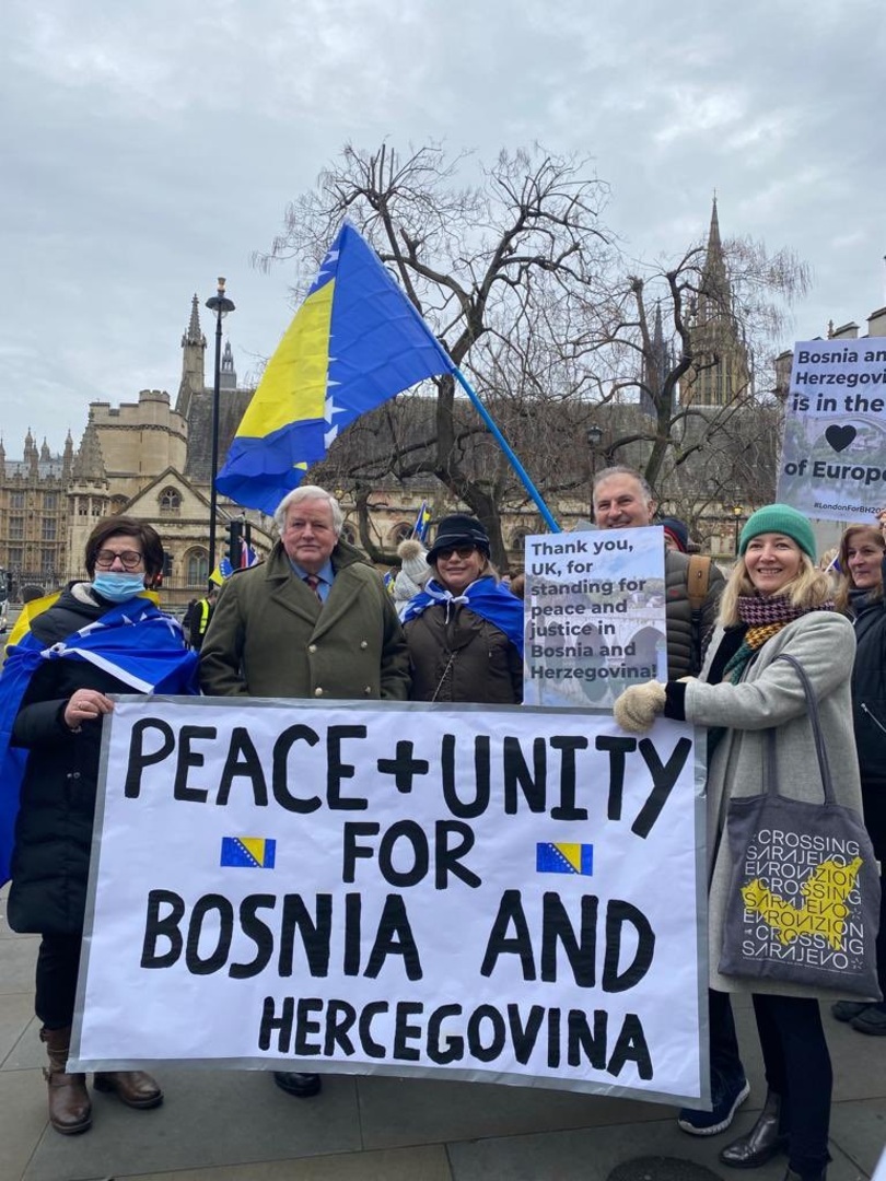 Protesti za mir u BiH širom Velike Britanije - slika 2