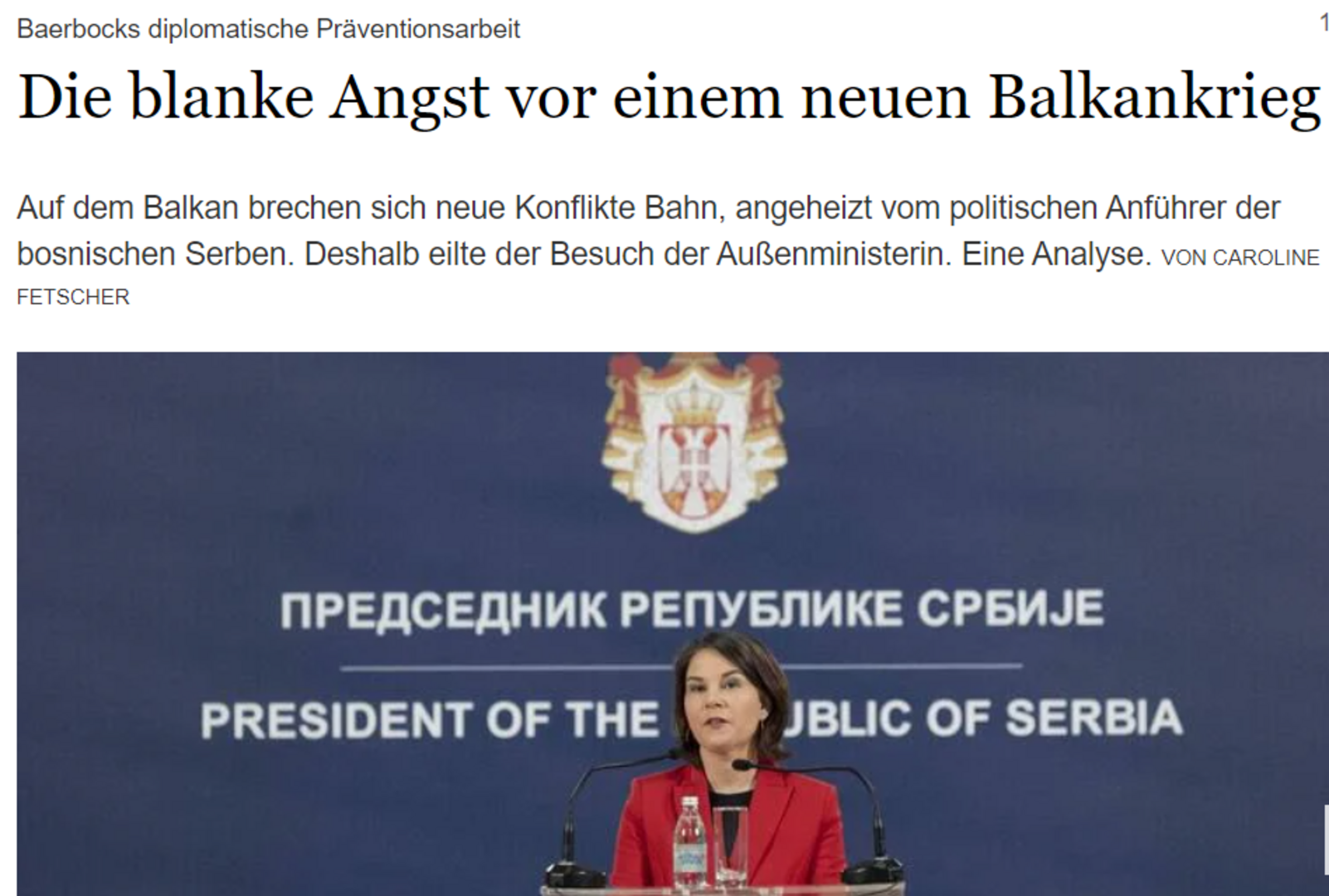 Njemačka: "Rat na Balkanu je najmanje što nam sada treba" - slika 1