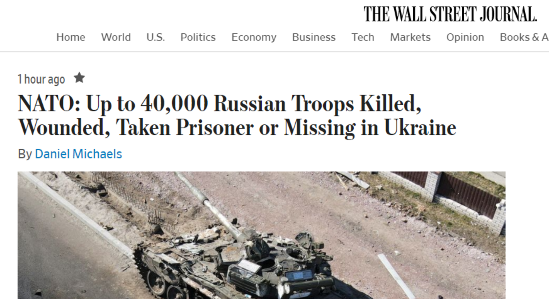 NATO: Rusi izgubili 40.000 vojnika u Ukrajini - slika 1