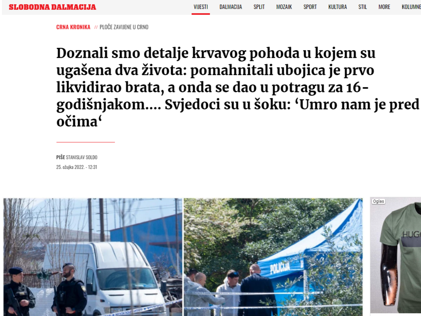 Ploče: Ubio brata. Susjedovog sina likvidirao iz bijesa - slika 1