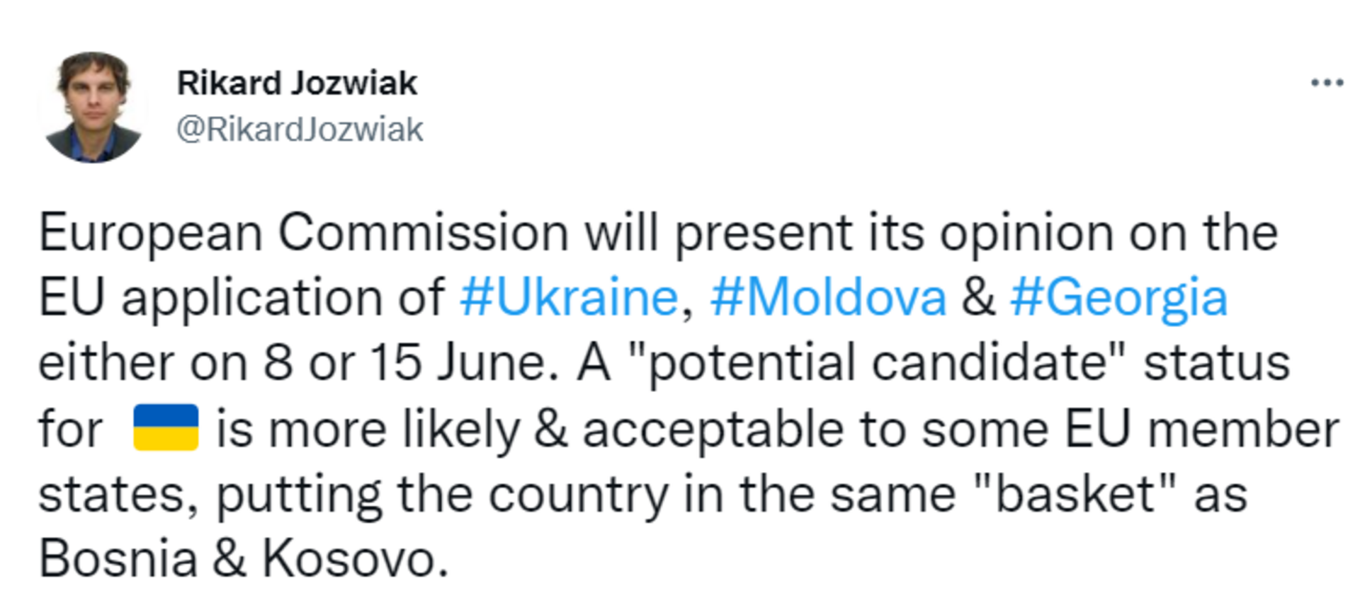 Ukrajina u istom "košu" EU s BiH i Kosovom - slika 1