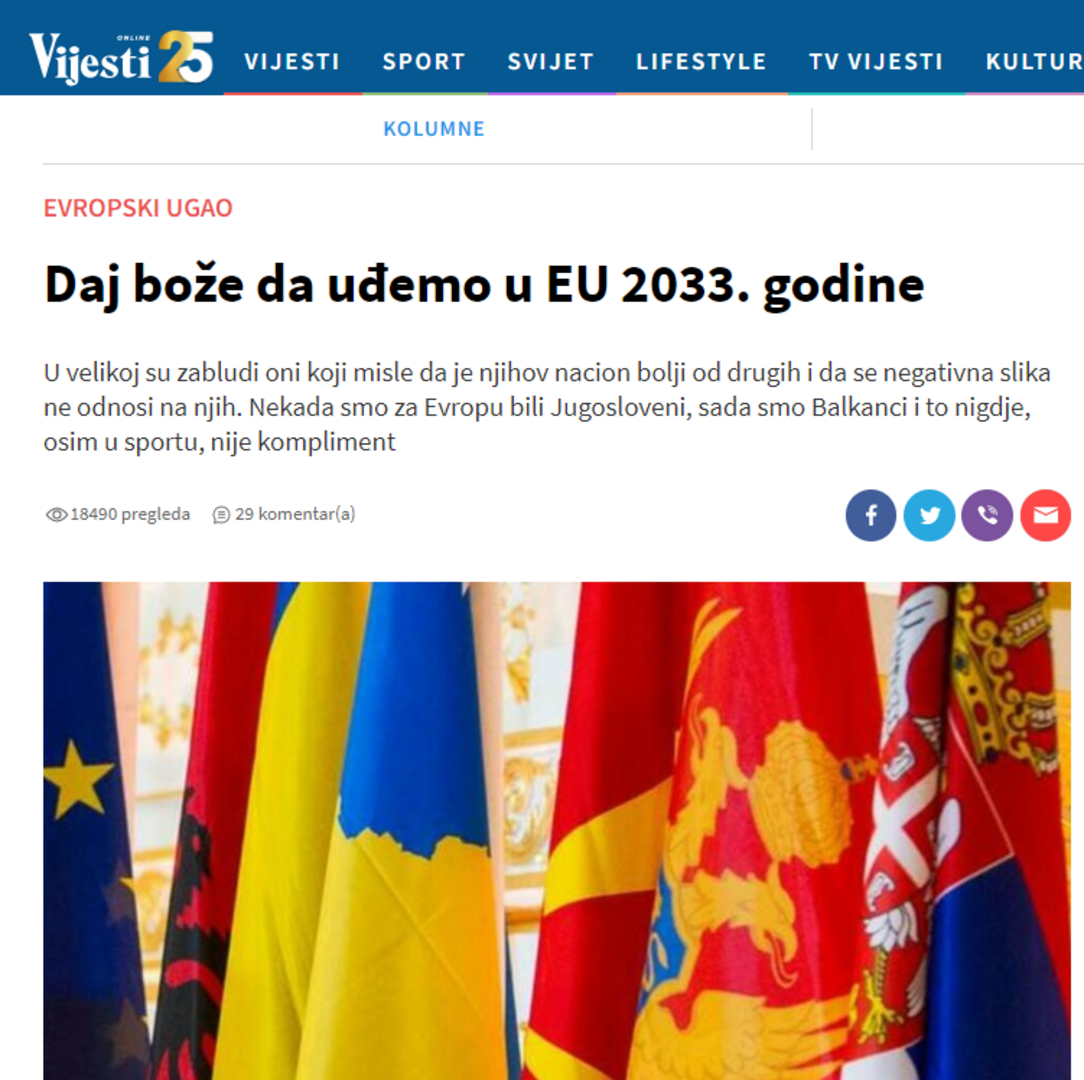 Daj bože da uđemo u EU 2033. godine - slika 1