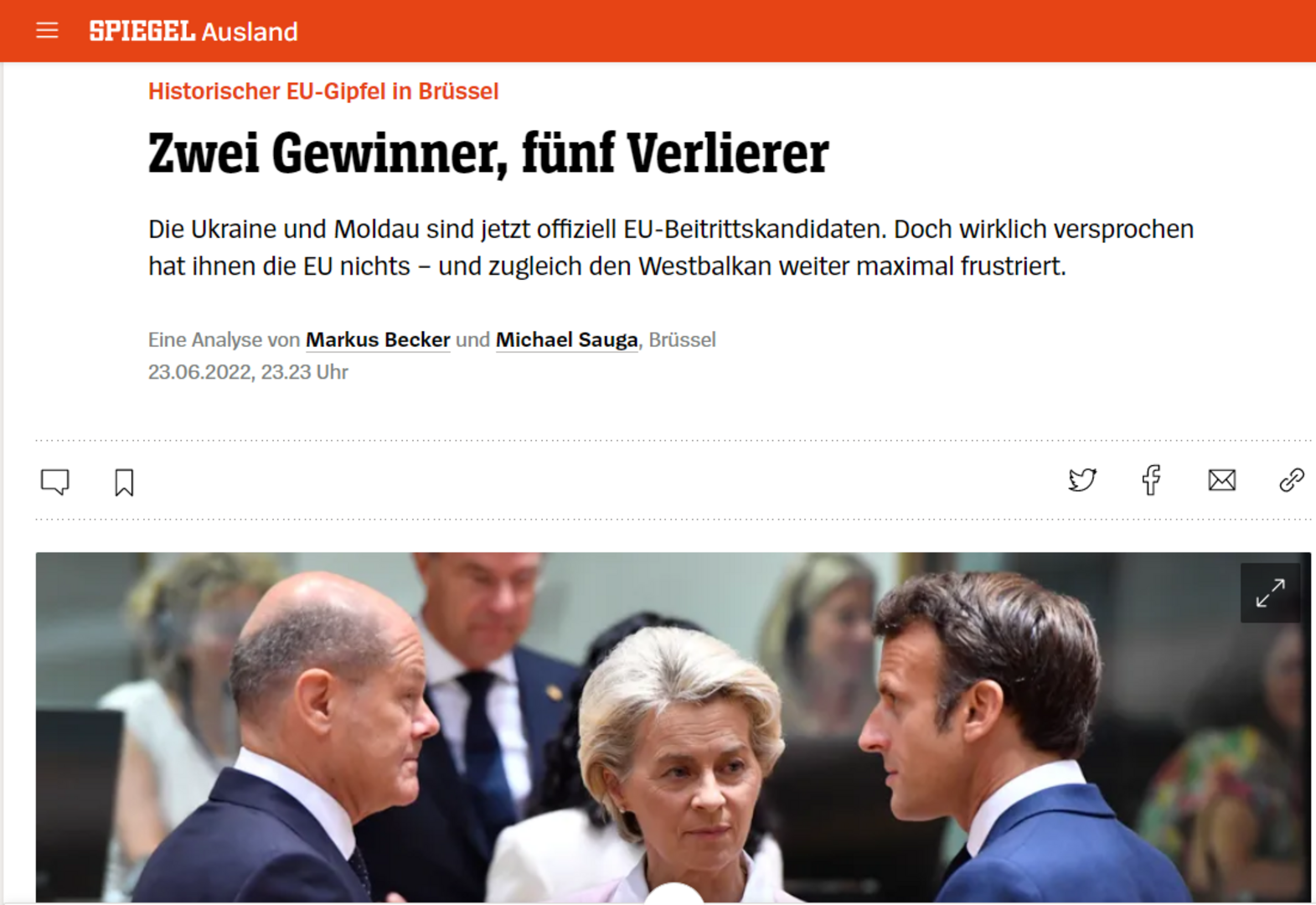 Spiegel: EU je Ukrajini i Moldaviji dala - ništa! - slika 1