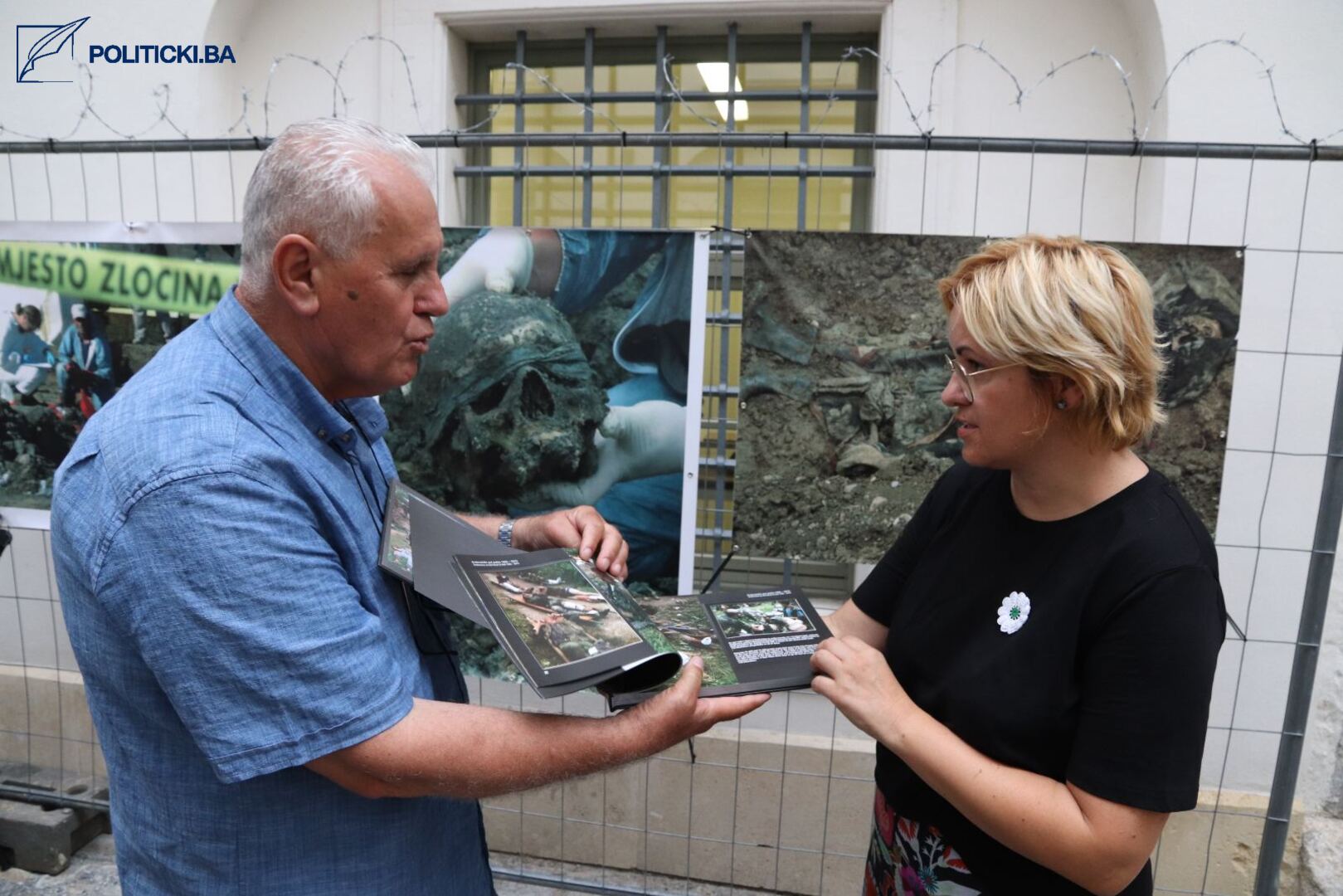 Izložba fotografija "Srebrenički put pakla" sinoć otvorena u Gracu - slika 8
